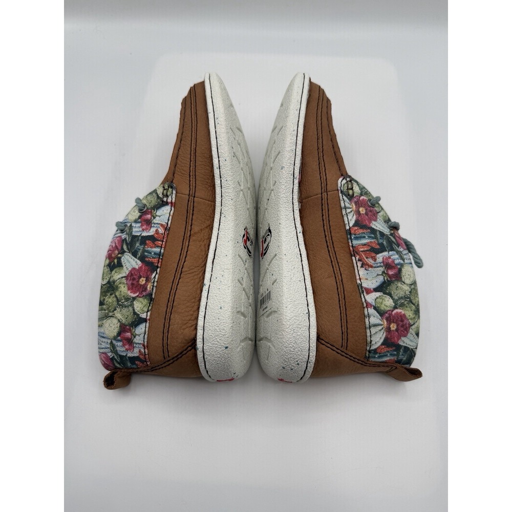 Justin Boots Breezy Chukka Booties,Womens 11, Cactus Floral,Tan,Cowhide Lea - Picture 6 of 14